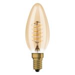 Ledvance Vintage 1906 LED E14 Kerze Gold 3.4W 250lm - 822 | Dimmbar - Ersatz für 25W