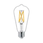 Philips MASTER Value LED Glühbirne E27 Edison Fadenlampe Klar 5.9W 806lm - 922-927 Dim to Warm | Höchste Farbwiedergabe - Ersatz Für 60W