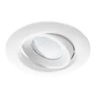 LED-Spot Droplet schwenkbar Weiß 6W 400lm 36D - 927 | Ausschnitt 85mm - IP44 - Höchste Farbwiedergabe - Dimmbar