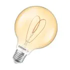 Osram Vintage 1906 LED E27 Globe Filament Dorée 4.9W 470lm - 922  | Meilleur Rendu De Couleur - Dimmable - Remplacement 40W