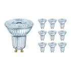 Lot 10x Ledvance Performance Spot LED Réflecteur GU10 PAR16 4.3W 350lm 36D - 830  | Remplacement 50W
